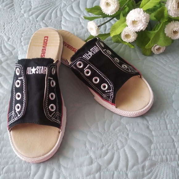 Converse Shoes - Converse Chuck Taylor All Star Cut Away Mule Black